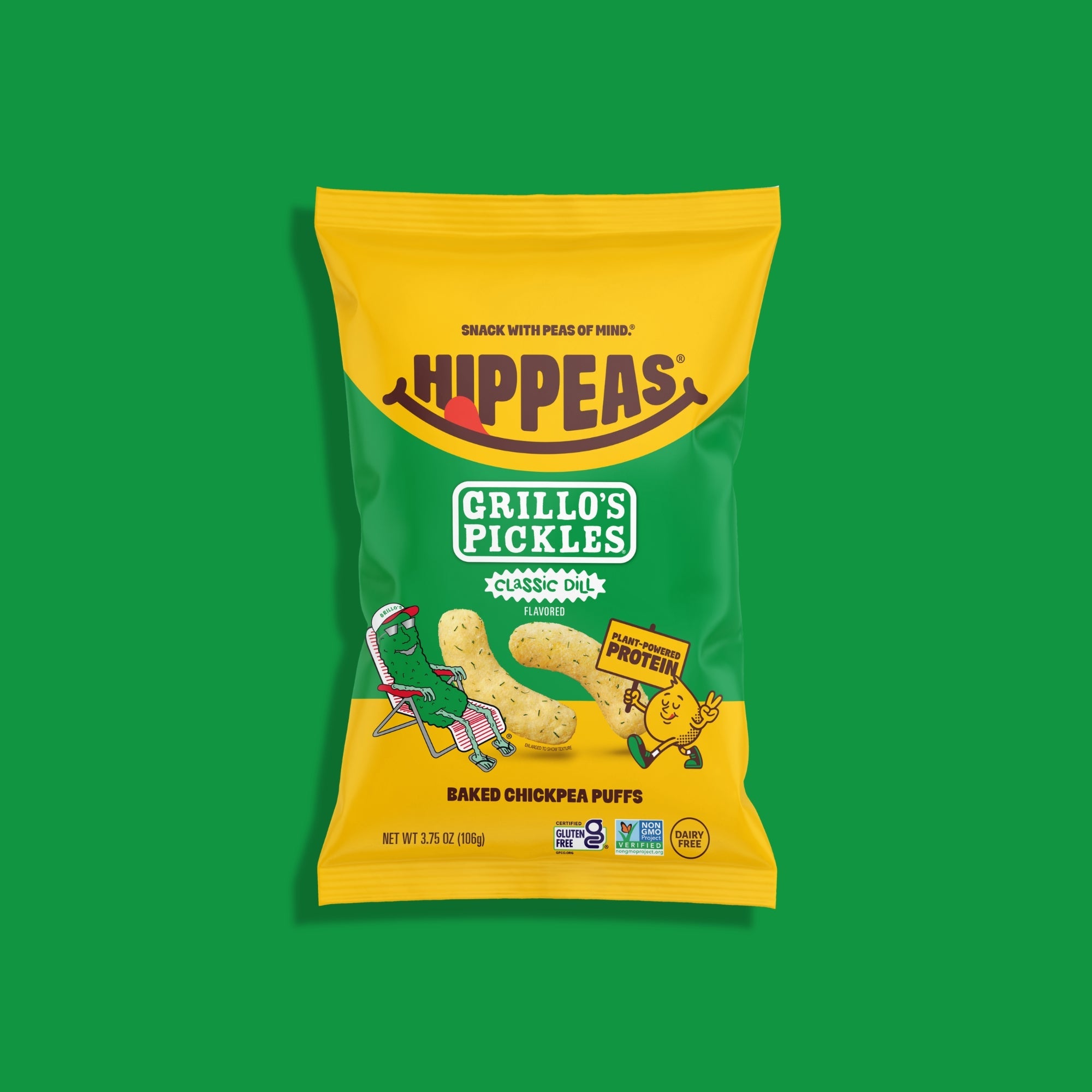 ザウルス　ヒップチャップス Grillo's Dill Pickle Puffs