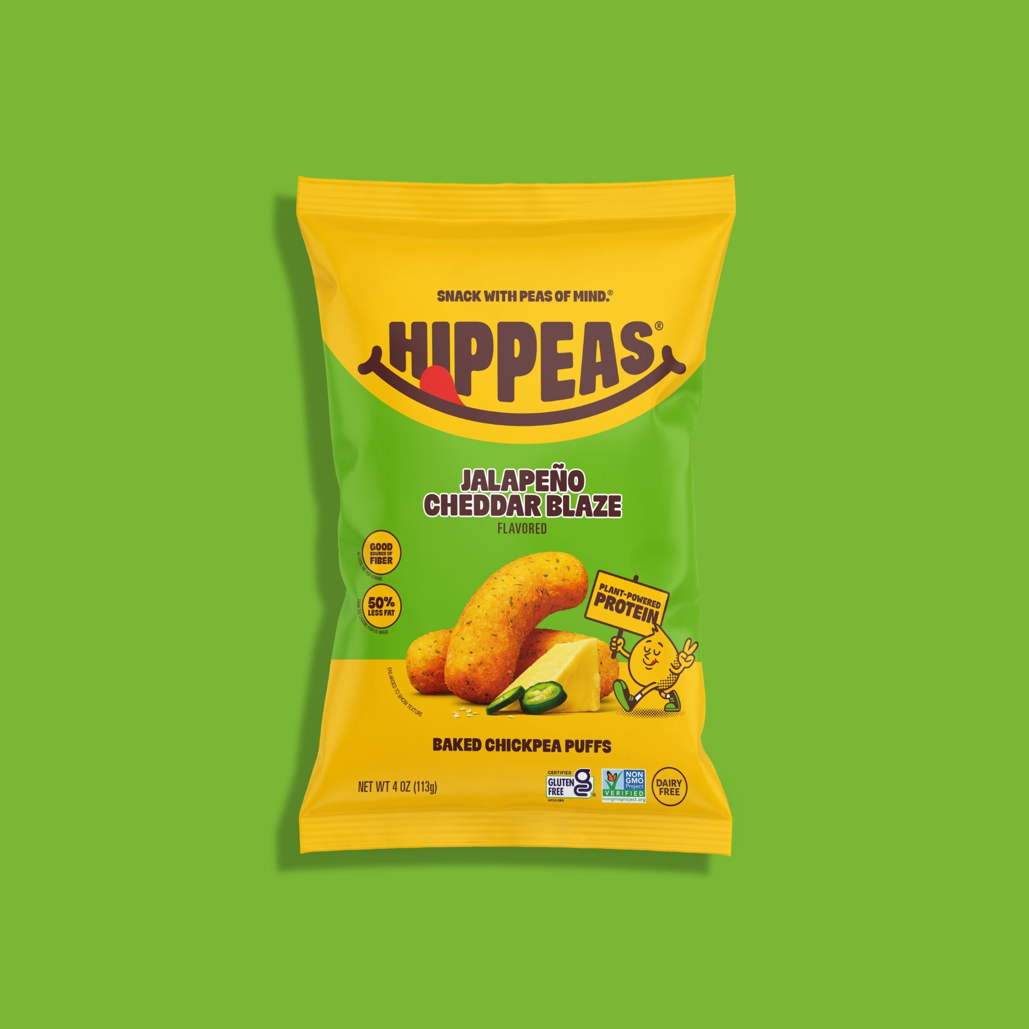 Jalapeño Cheddar Blaze Chickpea Puffs