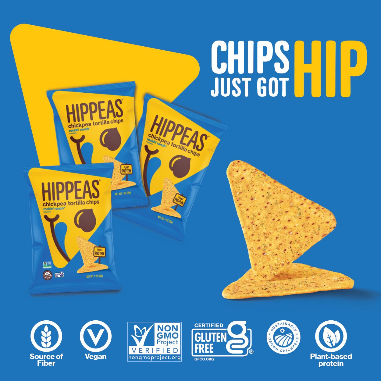 Rockin' Ranch Tortilla Chips - Chips | HIPPEAS