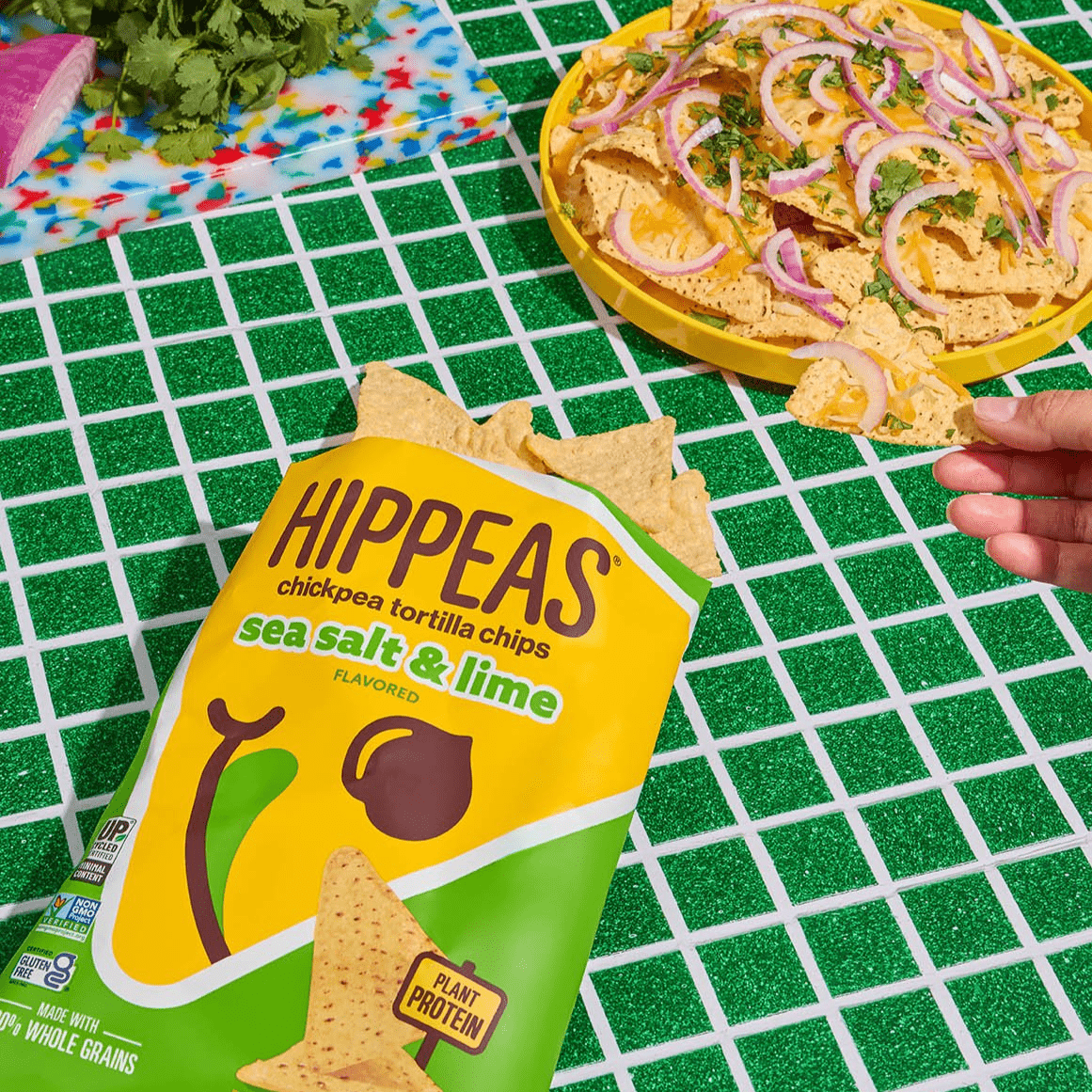 Sea Salt & Lime Tortilla Chips - Chips | HIPPEAS