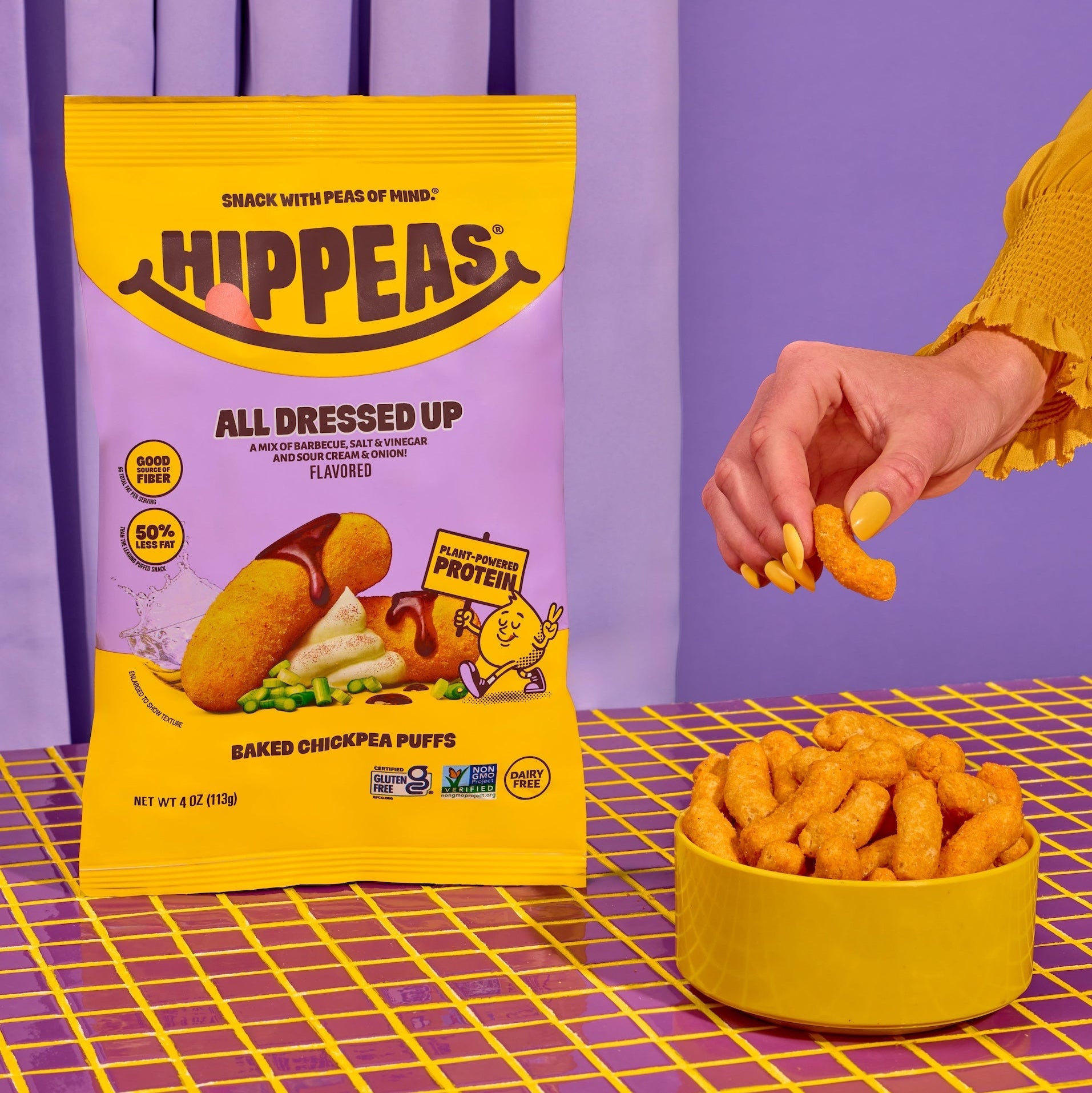 All Dressed Up Chickpea Puffs