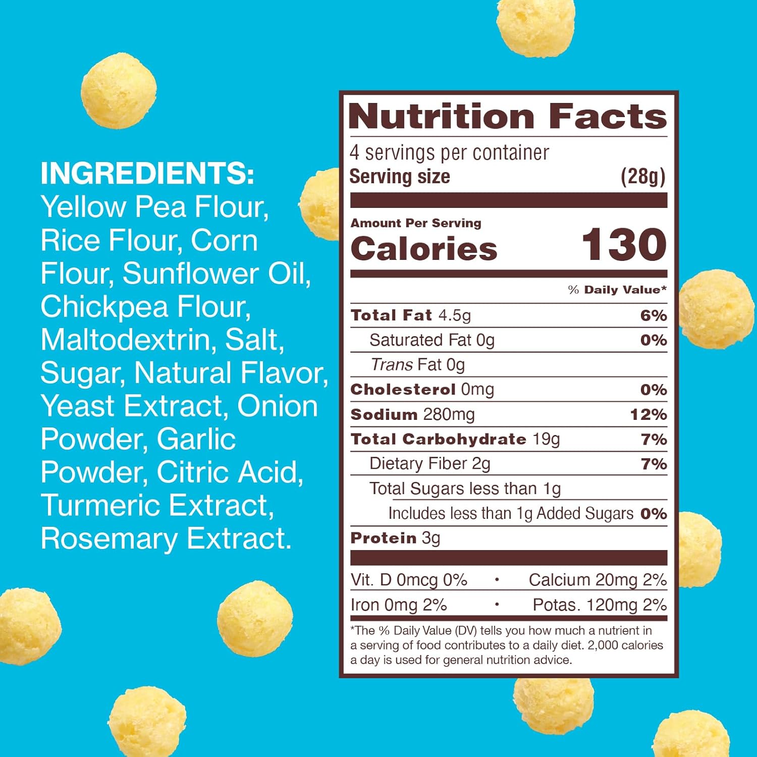 Cheezy Cheddar Pops - Puffs | HIPPEAS