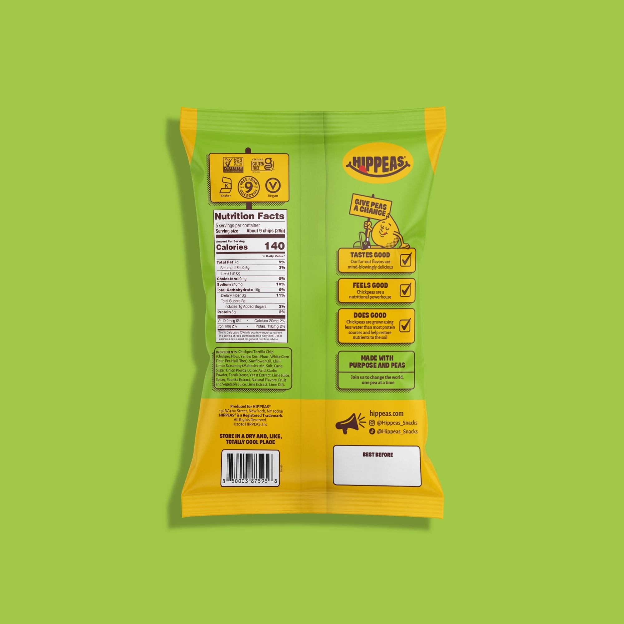 Chile Limón Chillin' - Chips | HIPPEAS