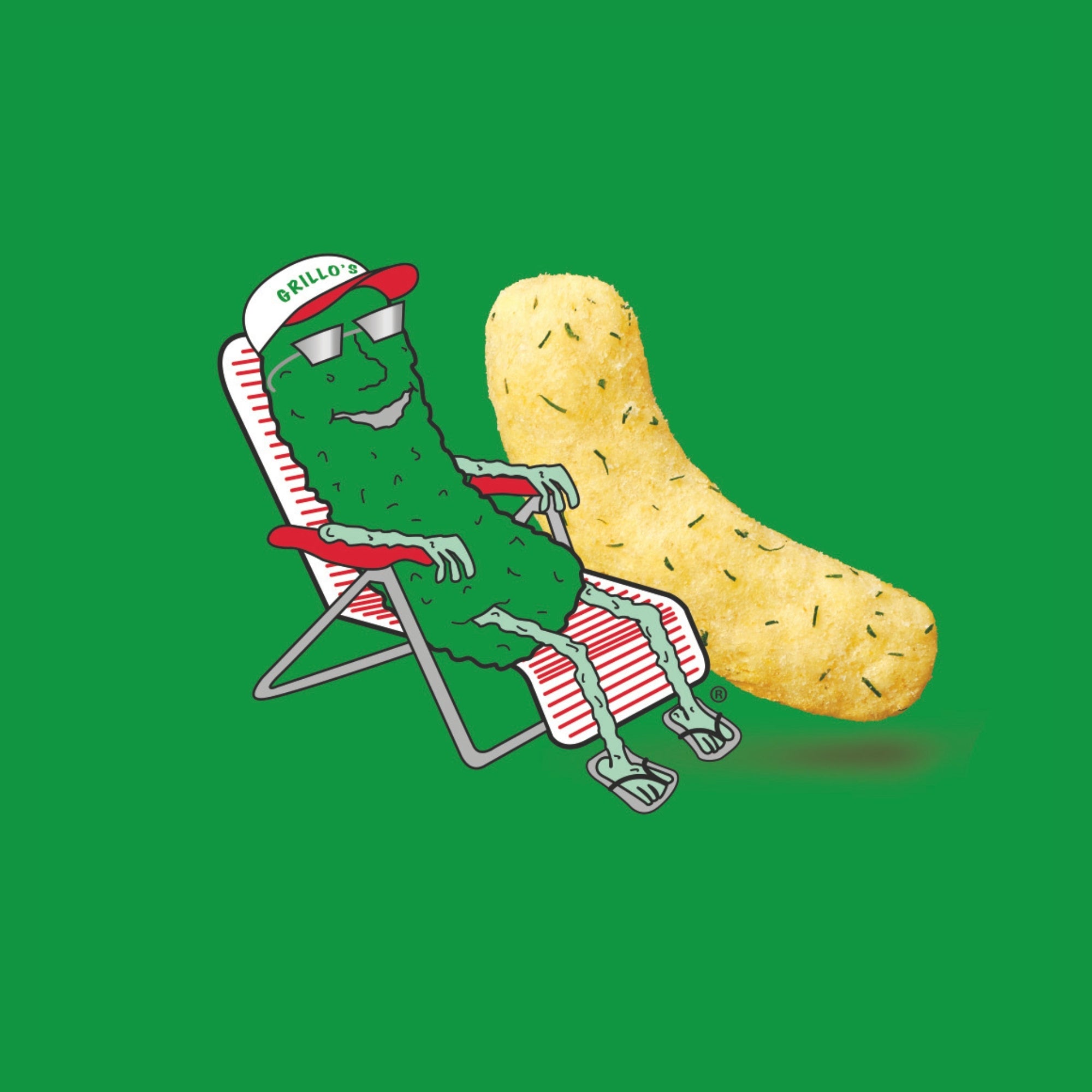 Grillo's Dill Pickle Puffs - Puffs | HIPPEAS